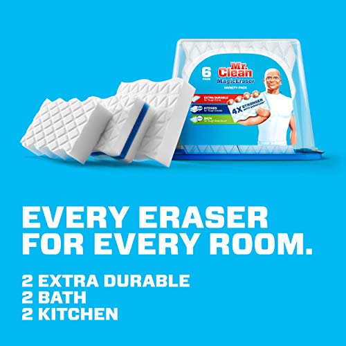 image for Mr. Clean Magic Eraser Variety Tub, 6 Count, Na, 6 Count (Pack of 1)