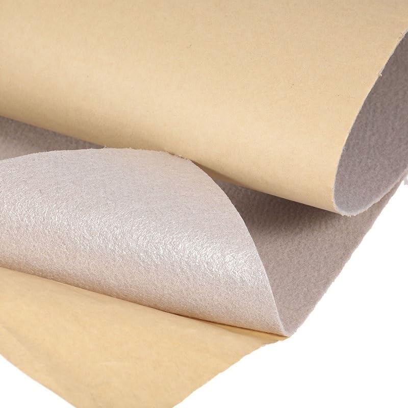 1x0.5m Speaker Cloth Self-Adhesive Felt Subwoofer Box Tape Strip Patch Sound Absorption Anti-Seismic Beige/Silver/Gray/Black(Beige)