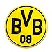 Produktbild Borussia Dortmund BVB Aufnäher-3D, Polyester, Schwarz/Gelb, 10 x 10 x 1 cm
