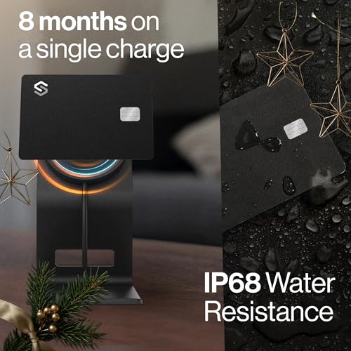 undefined SPOTMINDERS Christmas Stocking Stuffers for Men Apple MFi Certified Credit Card Wallet Tracker PRO (iOS Only) 0.07in Works with Apple Find My White Elephant Gifts for Women Rechargeable Tracking Card の商品画像 6