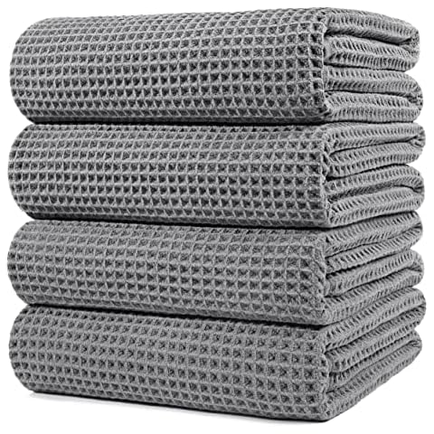 POLYTE Quick Dry Microfibre Bath Towels - 4 Pack Cover