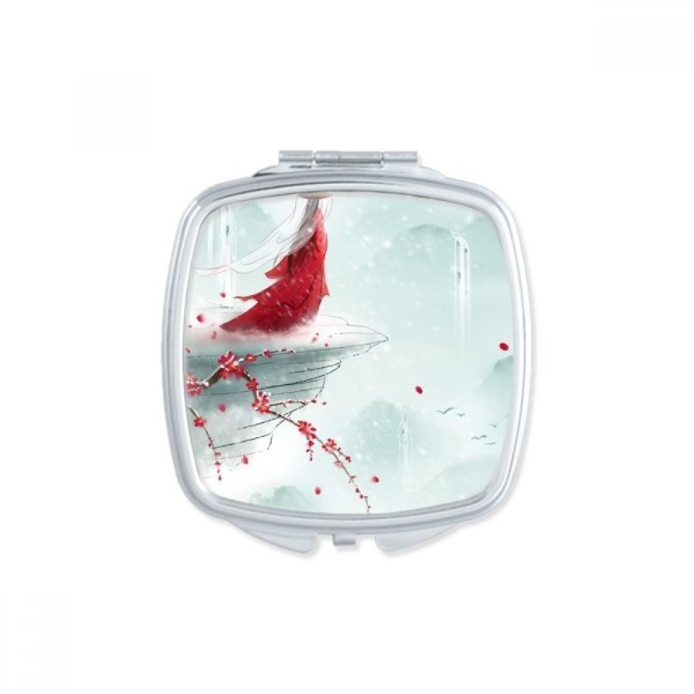 Miroir compact aquarelle idéal pour vos retouches maquillage en voyage
