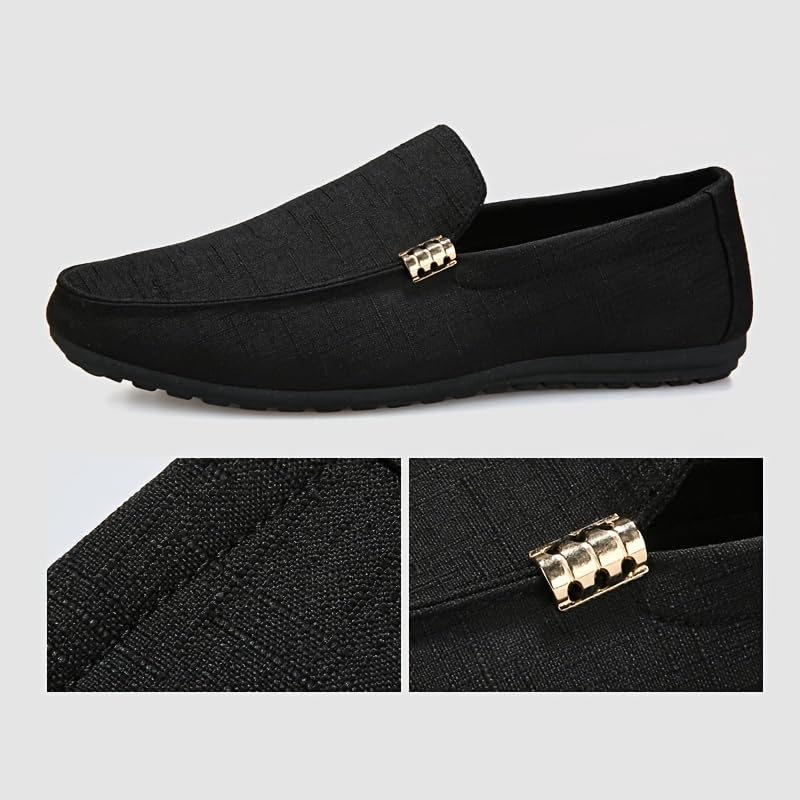 Comfy Slip-On Canvas Loafers for Men - Suitable for Outdoor Wear4