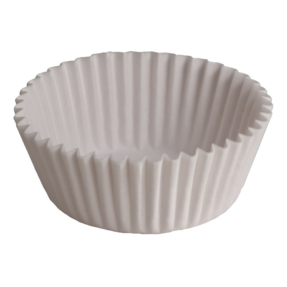 Fluted Baking Cup by Hoffmaster – 1 Ounce, Paper, White, Model 610010