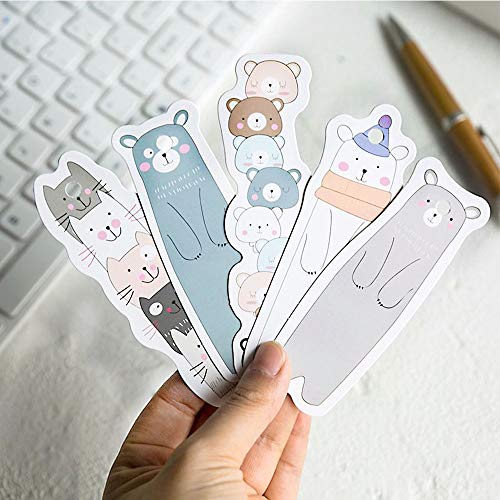 Cute Animal Bookmarks For Kids Children Boys Girls, Funny Novelty Ruler Book Marker For Student(60 Pack） #TOP2
