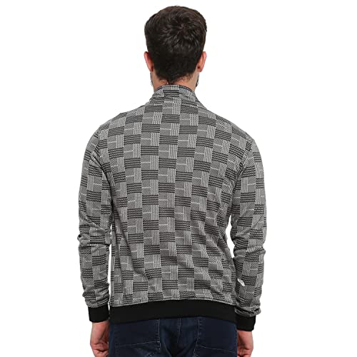 Image of Campus Sutra Mens Cotton Blend Standard Length Jacket