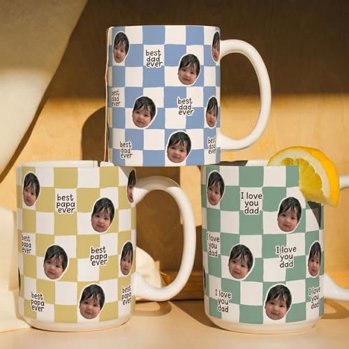 Taza personalizable para papá de cerámica 11 onzas miniatura 1