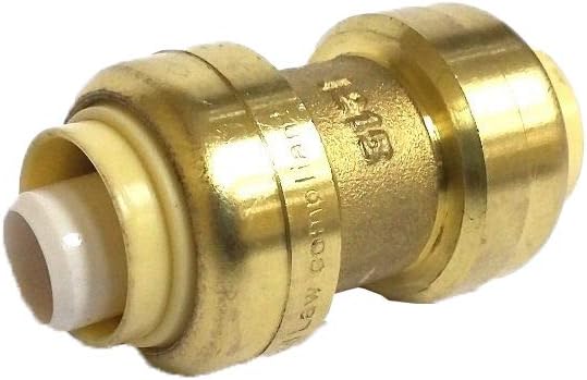 1/2" Push Fit Coupling Connection Fittings - Brass Plumbing Connectors for PEX, Copper, PVC Tubes & Pipes, Quick Connect, Bite Adapter, Slip Reducer, Valve Tool, Water Line Saver, Expansion - 5 Pack