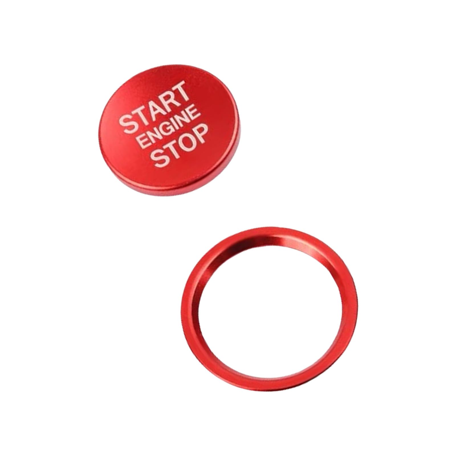 YROHGKPN Aluminum Start Stop Button Covers Easy Installation Scratch