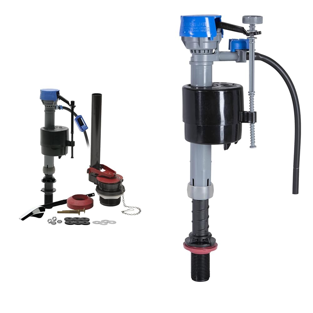 Fluidmaster400ARHRKP10 PerforMAX Universal High Performance All in One Repair Kit for 2-Inch Flush Valve Toilets, Easy Install | Fluidmaster 400H-002 Performax Universal Toilet Fill Valve High Performance Tank and Bowl Water Control
