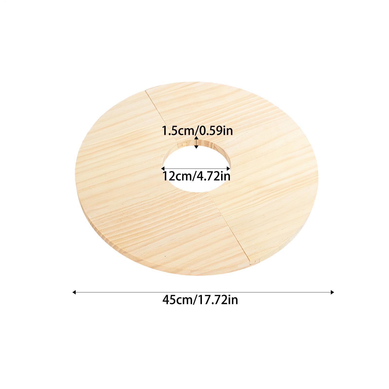 Generisch Blumentopf-Abdeckung Wasserdichtes Holz-Schutzgitter mit