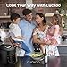 CUCKOO CRP-PK1001S 10-Cup (Uncooked) / 20-Cup (Cooked) Heating Pressure Rice Cooker & Warmer with Nonstick Inner Pot, 13 Menu Options, Fuzzy Logic Tech, Auto Clean (Black)