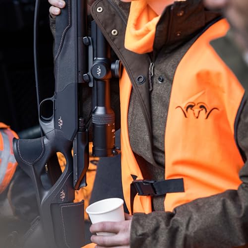 Blaser Treiberweste – Pure Blaze Orange – One‑Size Signalweste für Drück‑ und Treibjagd – mit Clip‑Verschluss & Argali‑Logo – hervorragende Sichtbarkeit