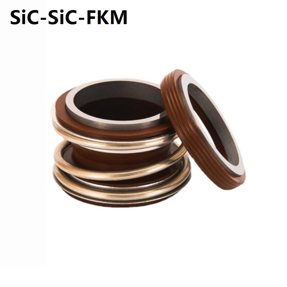 Uszczelnienie mechaniczne pompy wodnej, Zamienna uszczelka wału Pokrywa basenu, seria MB1 MG1/109 Mechaniczne uszczelnienie wału Pojedyncza sprężyna do pompy wodnej(Light Brown,33mm)