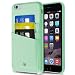 iPhone 6S Plus Case, Cobble Pro Premium Handcrafted [Ultra Slim] Leather Back Case Cover with ID Credit Card Slot Holder for Apple iPhone 6S Plus / iPhone 6 Plus (5.5"), Mint Green