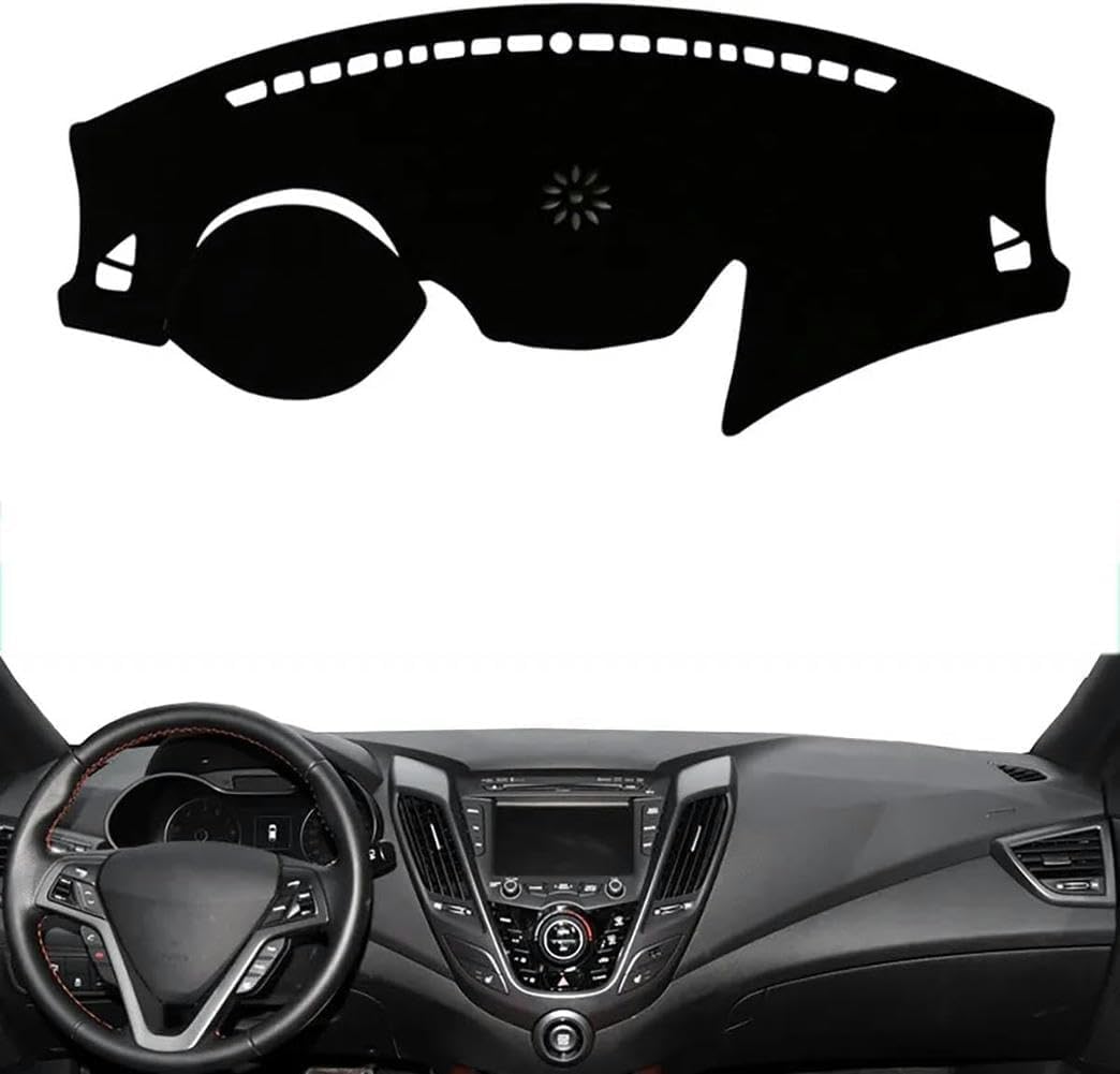 ZhangXD Car Dashboard Cover for Hyundai Veloster 2012–2017