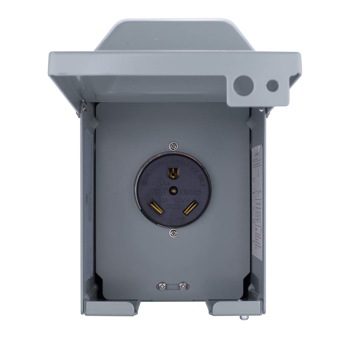 Buy Miady 30 Amp 125 Volt RV Power Outlet Box, Enclosed Lockable