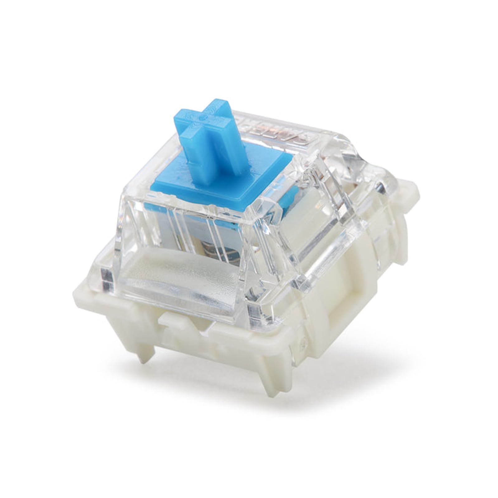 Gateron G Blue Pro 3.0 Interrupteur pré-lubrifié 3 broches RVB SMD Clicky pour clavier mécanique de jeu (108 pièces, Pro Blue 3.0)