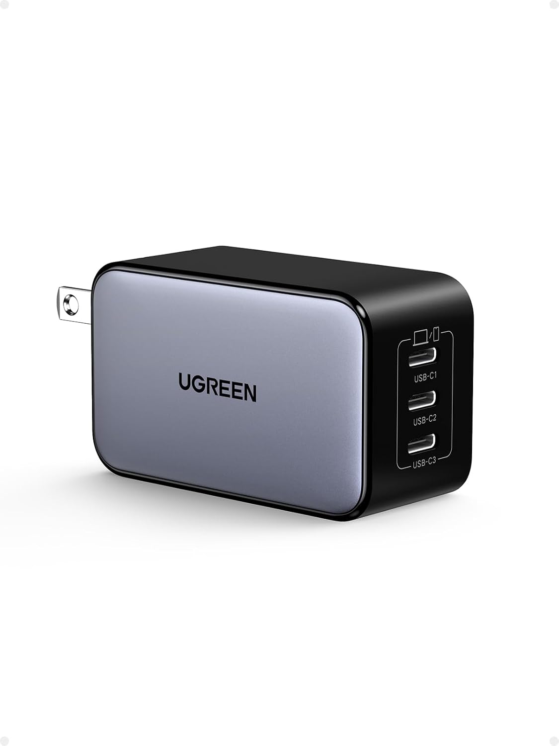 Nexode 65W GaN USB C Wall Charger, 3-Port Type-C Fast Power Adapter Compatible with iPhone 17/16/15 Series, Galaxy S25/S24, Pixel 10/9, MacBook Pro/Air, iPad Pro/Air, Steam Deck