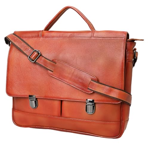 Briefcase Genuine Leather women bag western OHM118C