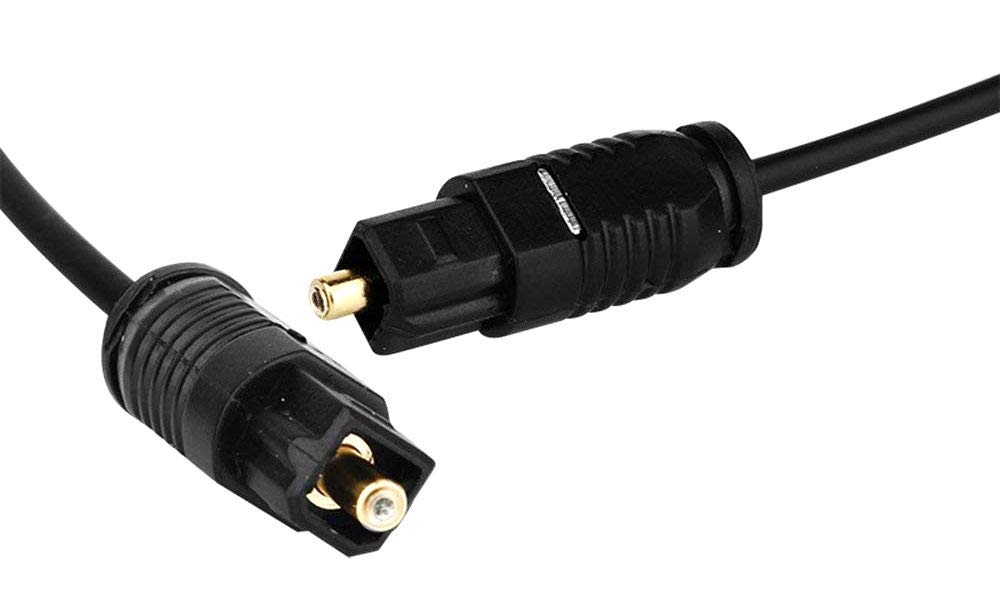 Cavo Audio Ottico TOSLINK 2 Metri – Digitale Per Soundbar, TV, PS4, Samsung, LG, Con Connettori Placcati Oro - 4