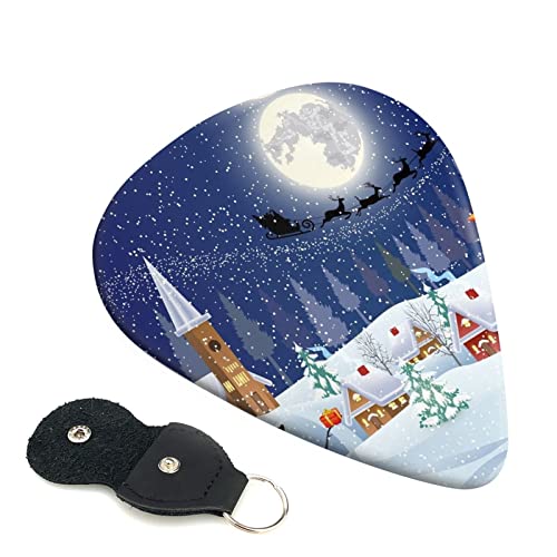 Lot de 6 médiators de Noël pour guitare acoustique, guitare électrique, basse, ukulélé – fins, moyens et épais. - Les Beatles, Paul McCartney, John Lennon, RIngo Starr, George Harrison Lot de 6 médiators de Noël pour guitare acoustique, guitare électrique, basse, ukulélé - fins, moyens et épais.