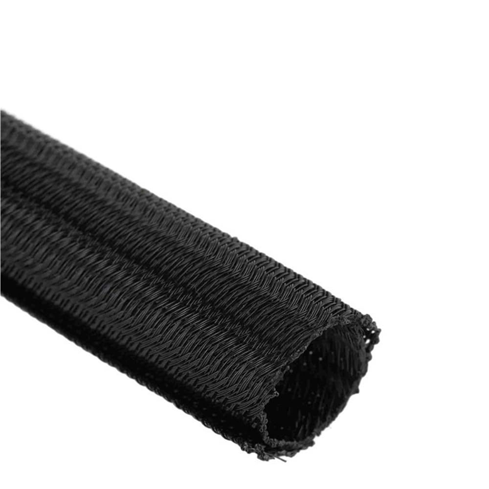 Pleciony kabel do węży Opaska na Schowek przewód Ochraniacz przewodu Wężyk 5-50 mm Dzielona taśma 1M Elastyczny, rozszerzalny rękaw(29mm)