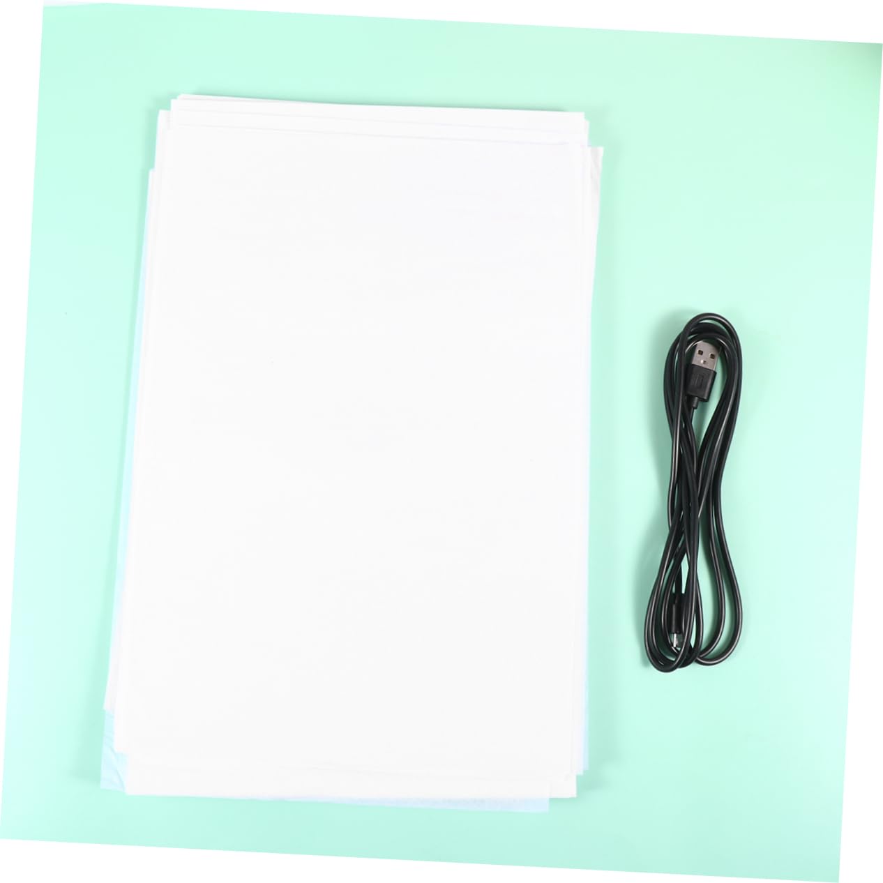 Table Lumineuse de Traçage LED A4 en Acrylique Blanc, 1 Set