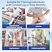 44 Inch Long Leg Lifter，with 4 Comfortable Handles and Wide Foot Pads Leg Lifter Strap, Leg Lifter After Hip Replacement, Help Move Injured Leg Out Bed, Wheelchair, or Car, Leg Lifters for Elderly