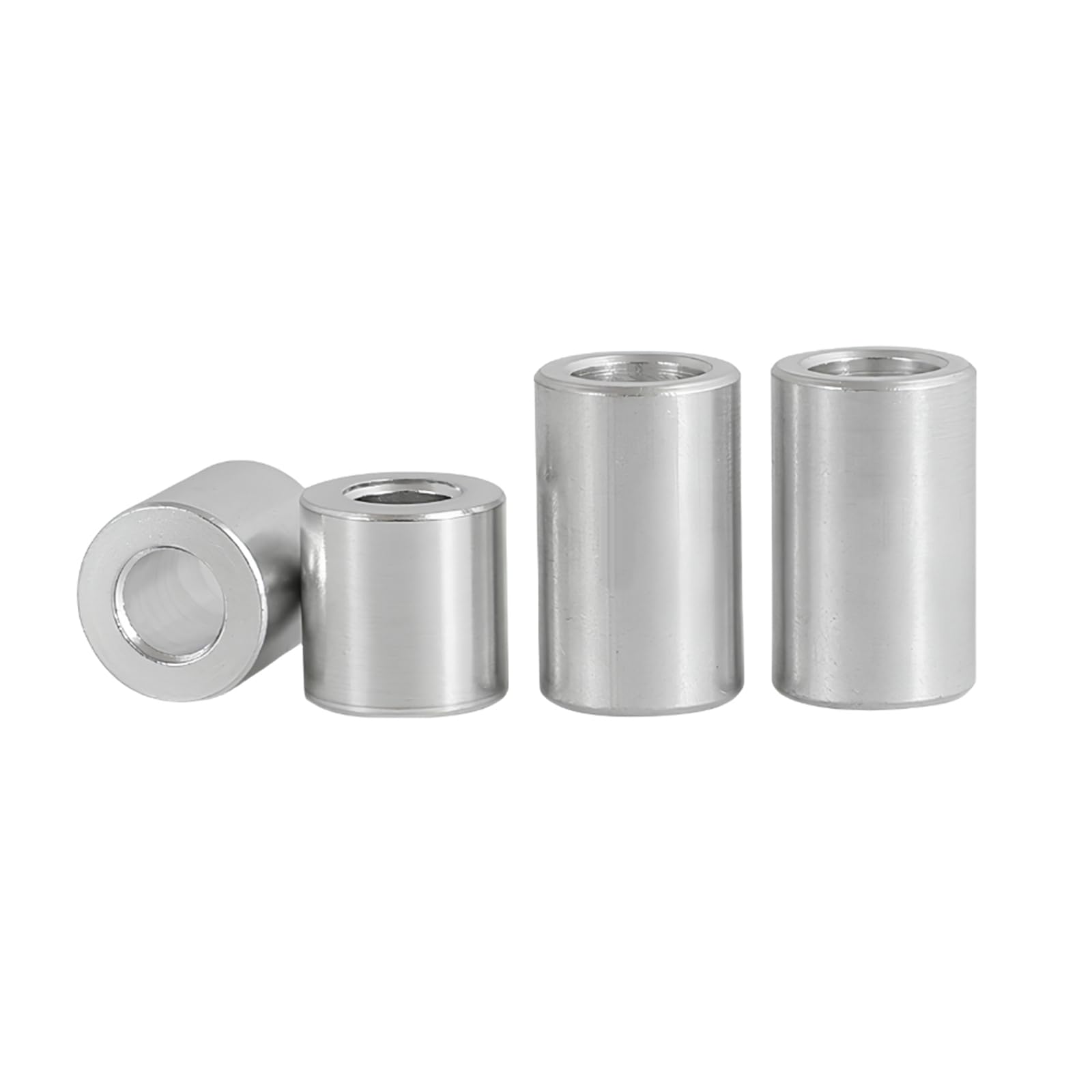 Panewka łożyska, tuleja wału ze stali nierdzewnej, 1 szt. Tuleja łożyskowa cylindryczna ze stopu aluminium, ID 10,2 mm, OD 30 mm, wysokość 3 mm-40 mm, tuleja podporowa łożyska(10.2x30x14mm(1pc))