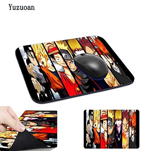 Preisvergleich Produktbild Twhoixi Naruto Mauspad Laptop Anime Mauspad Notebook Computer Spiel Mauspad Spielmatten, 22x18cm