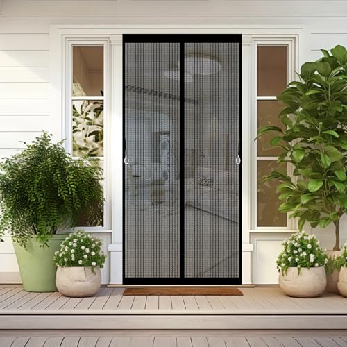 Moustiquaire porte à maille ultra-fine pour une aération sans insectes - 3