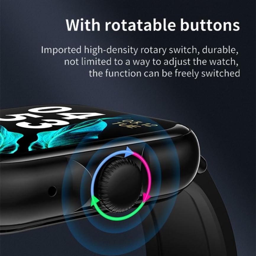 Close-up of the S10 Max Smart Watch showing the rotatable side button