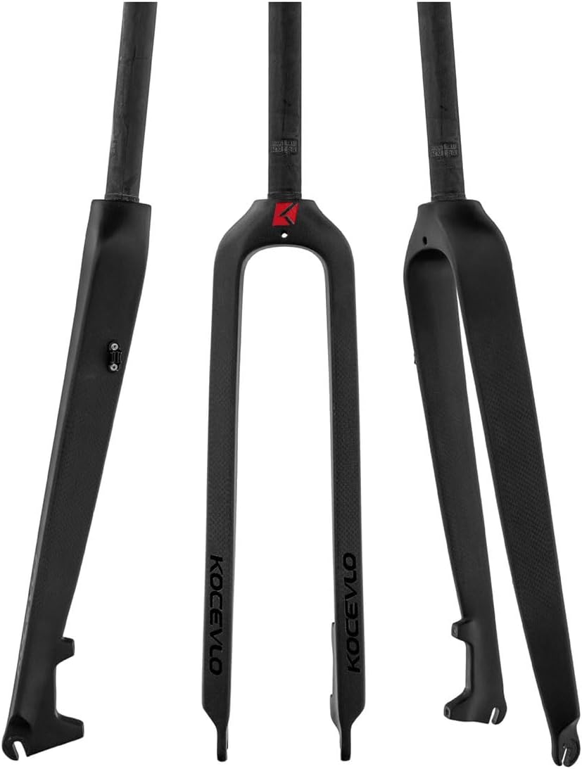 26 27.5 29" Mountain Bikes Front Forks 1-1/8'' Straight Carbon Rigid Fork Disc Brake QR 9mm Bike Supension Fork