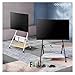 FITUEYES Design Mobile TV Stand for 55 60 65 75 78 Inch TV, Rolling TV Cart Floor Stand with Mount for Office Living Room Hotel, Modern Corner TV Stand with Wooden Storage Shelves, Collector Series