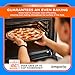 Emporio Kitchen Pizza Baking Pan - 15.75-Inch Round Perforated Carbon Steel Tray with Non-Stick Coating, Dishwasher Safe, Oven Safe (Up To 450° F), Airflow Design, PFOA, PFOS, PTFE Free, Gray