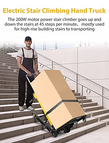 Carretilla eléctrica para escaleras tipo dolly 441 lb carga miniatura 7