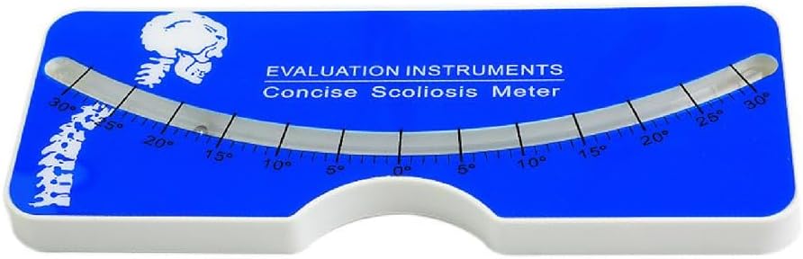 Scoliometer 0-30 Scoliosis Test Meter For Evaluation Diagnosis Of Back And Spine Scoliosis In Adults Children Portable Scoliometer