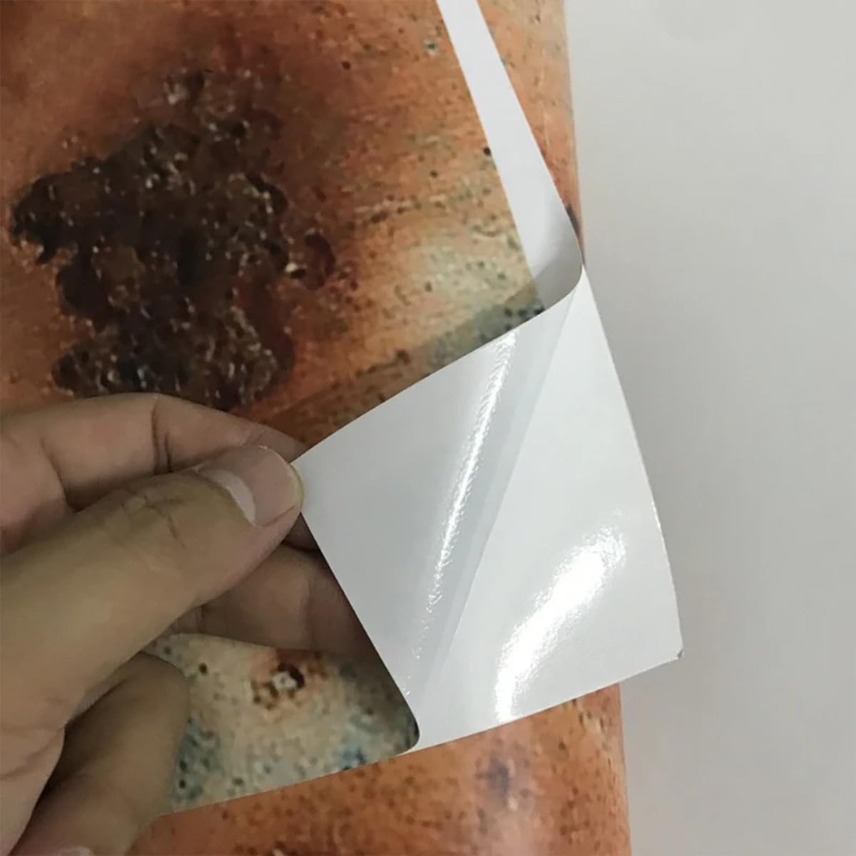 Car Rusty Vinyl Wrap Film Roll Rust Camo Decal Sticker DIY Styling Air Release Film for Car Console Computer Laptop Bike Motorcycle,15.7" x 5ft