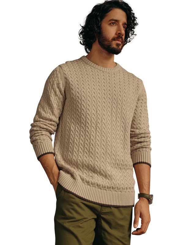 andamen Sandrift Khaki Cotton Pullover-picture-14