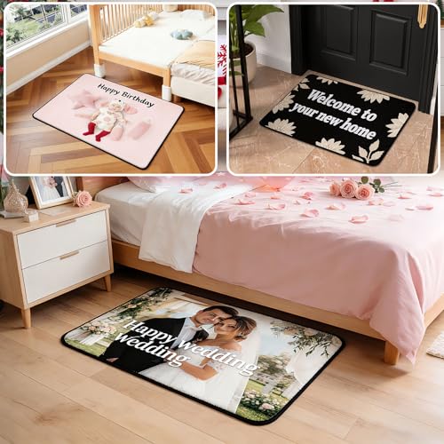 Tapis personnalisé lavable antidérapant contre saleté sol