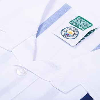 Score Draw Manchester City 1993 Away Retro Shirt White/Navy XS