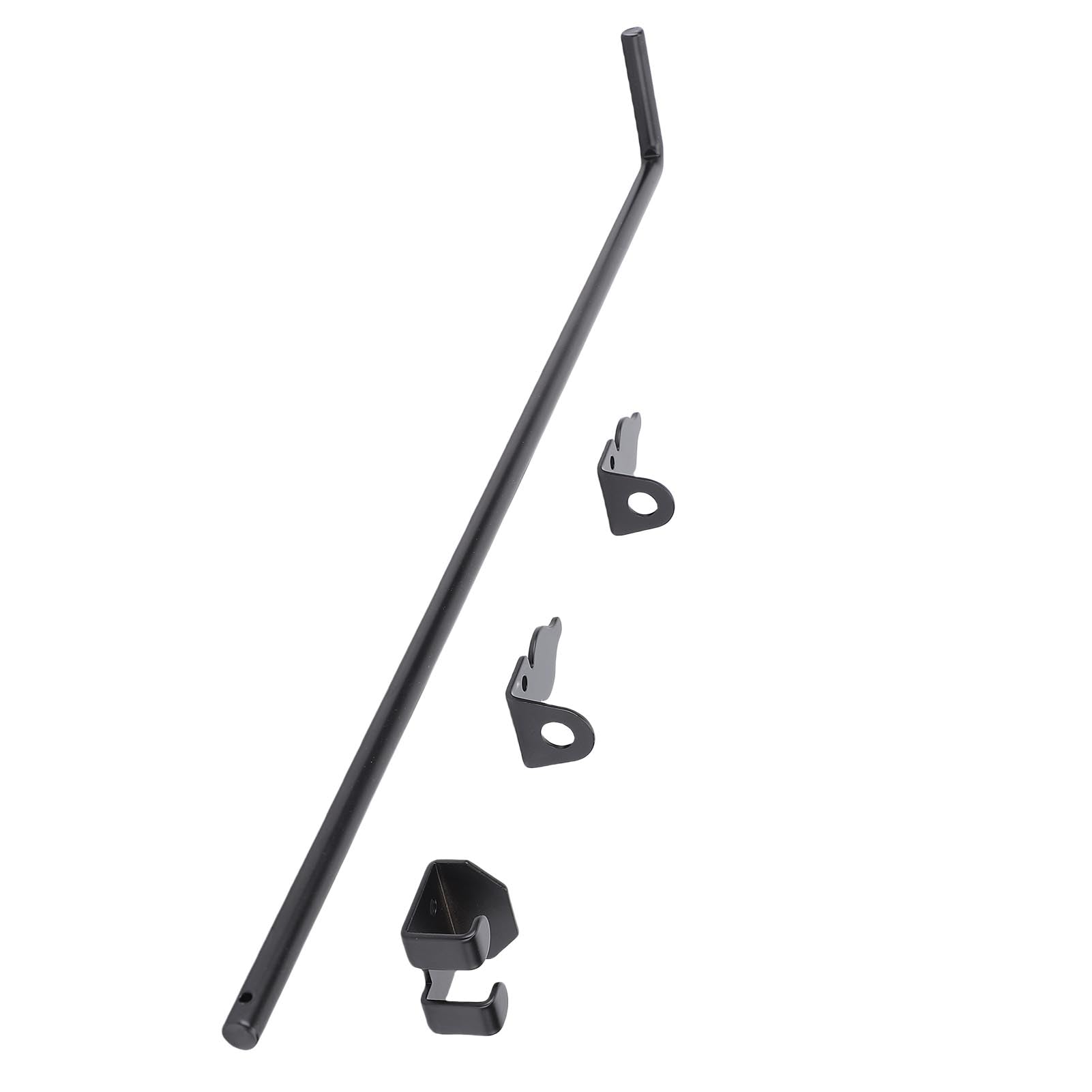 Bewinner Heavy Duty Cane Bolt Gate Drop Rod, Steel Weather Resistant, for