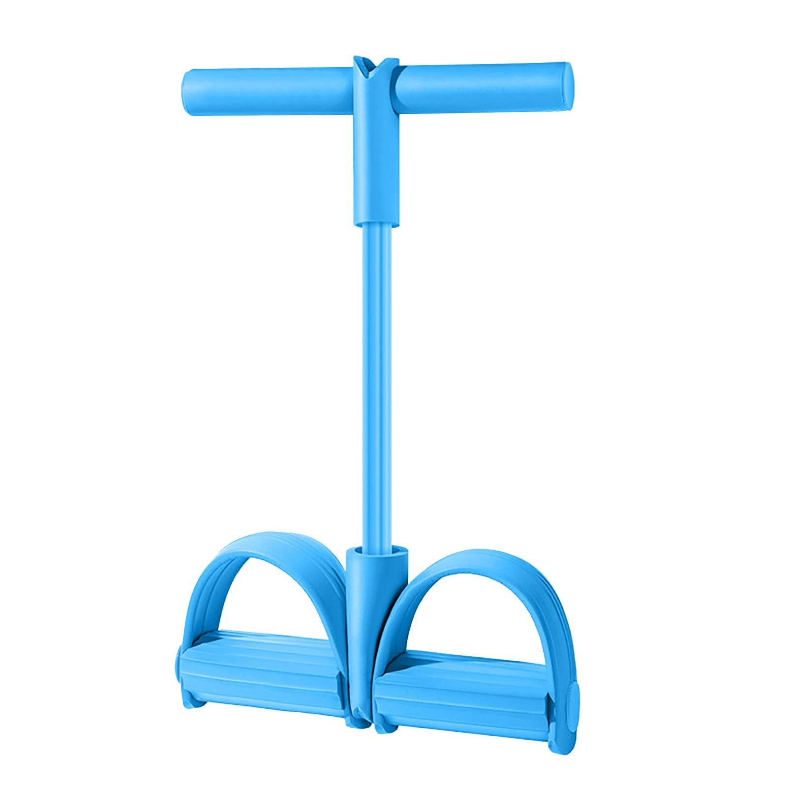 Multifunction Tension Rope, Pedal Resistance Band, Resistance Band Elastic Pull Yoga Tension Rope, for Abdomen/Waist/Arm/Leg Stretching Slimming Training Sky Blue