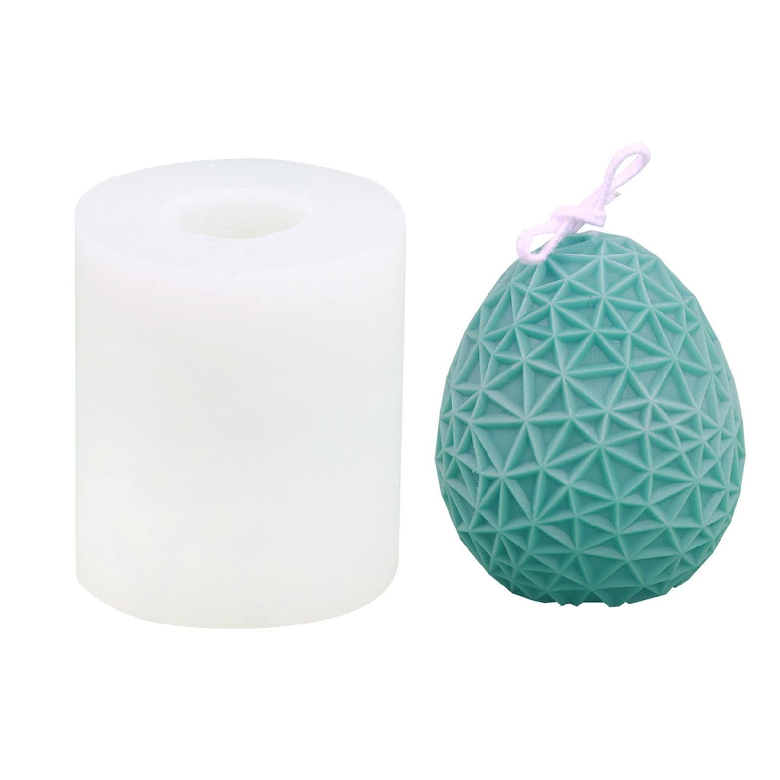 Xinsheinelry Baking Mold Easter Theme Cake Chocolate Supplies Egg Silicone Molds Flexible Cooking Supplies for Cocoa Bombs Candies Easter Molds for Chocolate