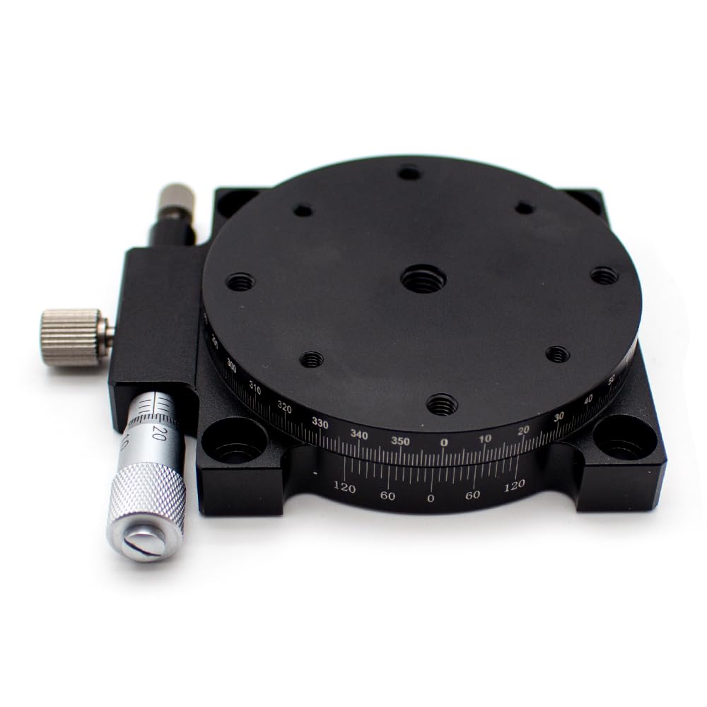 Réglage Précision 0.01mm Plateforme De Réglage Fin Axe X SEMX60-AC | Table Coulissante 60x60mm | Précision 0.01mm 60x60mm Micromètre