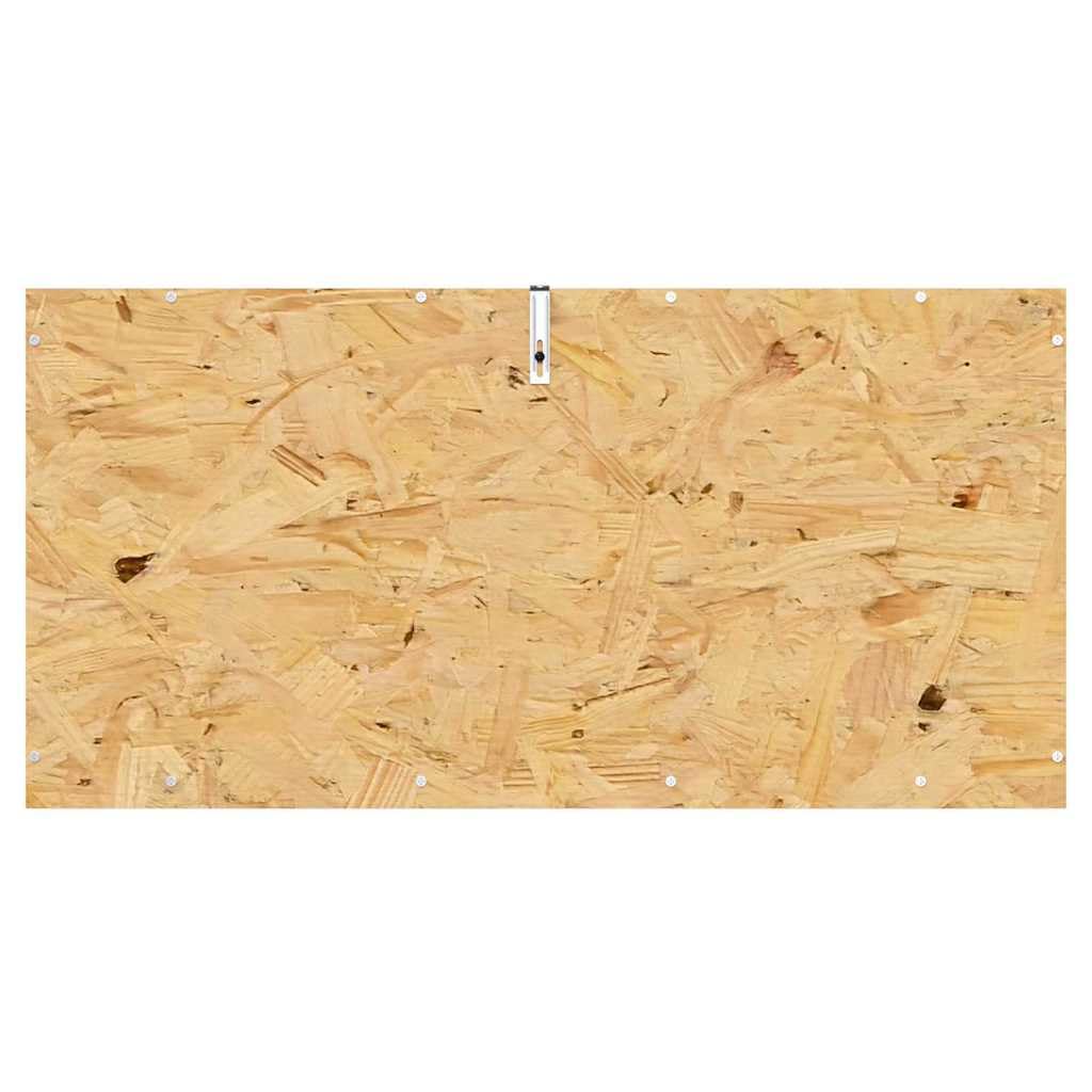 Terrario OSB 80 x 40 x 40 cm marrón para reptiles y roedores con termómetro integrado de vidrio templado