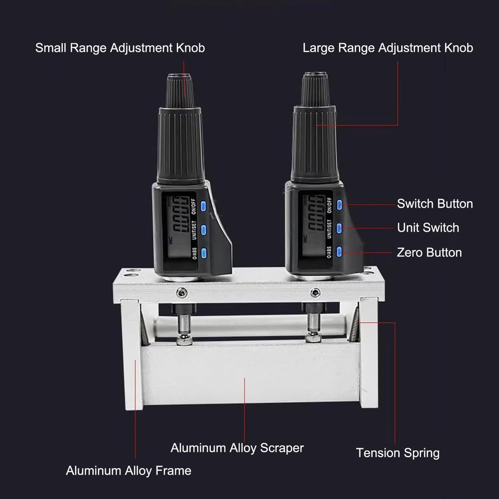 Einstellbarer digitaler Display-Film-Applikator, Labordoktor, Klingenbeschichtung, Nassfilm-Vorbereitungsgerät, 1 bis 6000 m, verstellbare Dicke für Druck, Farbe, Beschichtungen, 150 mm
