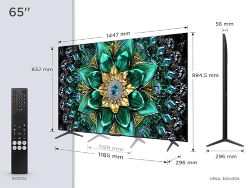 TCL 65Q6C TV 65 pouces 4K QD-Mini LED 144Hz - photo 3