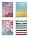 Miliko A5 Watercolor Series Softcover Notebooks/Journals/Diary Set-8.27"x 5.67"-4 Unique designed Notebooks Per Pack…